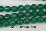 CAG4507 15.5 inches 8mm faceted round agate beads wholesale