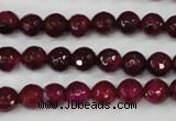 CAG4508 15.5 inches 8mm faceted round agate beads wholesale