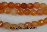 CAG4509 15.5 inches 8mm faceted round agate beads wholesale