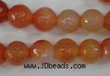 CAG4551 15.5 inches 12mm faceted round agate beads wholesale