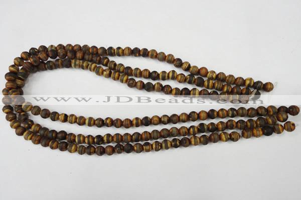 CAG4756 15 inches 6mm round tibetan agate beads wholesale