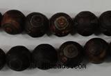 CAG4761 15 inches 12mm round tibetan agate beads wholesale