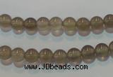 CAG5240 15.5 inches 6mm round Brazilian grey agate beads wholesale