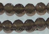 CAG5249 15.5 inches 12mm faceted round Brazilian grey agate beads