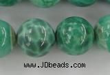 CAG5305 15.5 inches 14mm round peafowl agate gemstone beads