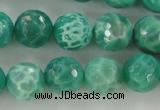 CAG5310 15.5 inches 6mm faceted round peafowl agate gemstone beads