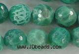 CAG5312 15.5 inches 10mm faceted round peafowl agate gemstone beads