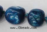 CAG5525 15.5 inches 20*22mm - 20*24mm nuggets agate gemstone beads