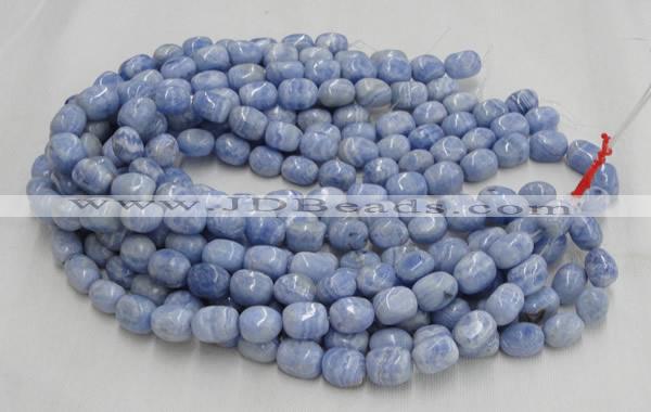 CAG556 16 inches 13*18mm freeform blue agate beads wholesale