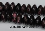 CAG5644 15 inches 8*16mm rondelle agate gemstone beads wholesale