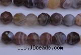 CAG5960 15.5 inches 6mm faceted round botswana agate beads wholesale