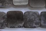 CAG5987 15.5 inches 20*20mm square grey agate gemstone beads