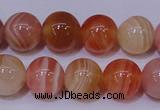 CAG6342 15 inches 8mm round red botswana agate beads wholesale