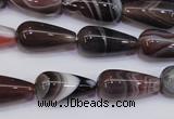 CAG6346 15 inches 10*20mm teardrop botswana agate beads