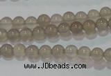 CAG6531 15.5 inches 4mm round Brazilian grey agate beads