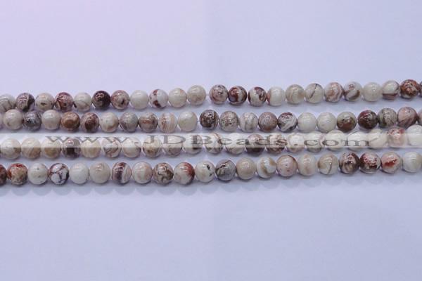 CAG6660 15.5 inches 4mm round Mexican crazy lace agate beads