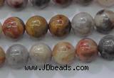 CAG6671 15.5 inches 6mm round natural crazy lace agate beads