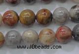 CAG6672 15.5 inches 8mm round natural crazy lace agate beads