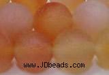 CAG6695 15 inches 18mm round multicolor pilates agate beads