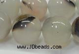 CAG6764 15 inches 14mm round Montana agate beads wholesale