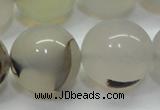 CAG6766 15 inches 18mm round Montana agate beads wholesale