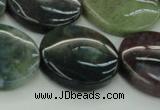 CAG6775 15.5 inches 25mm flat round Indian agate beads wholesale