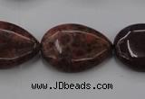 CAG6807 15.5 inches 18*25mm flat teardrop Indian agate beads