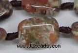 CAG7033 15.5 inches 20*30mm rectangle ocean agate gemstone beads