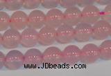 CAG7150 15.5 inches 6mm round pink agate gemstone beads