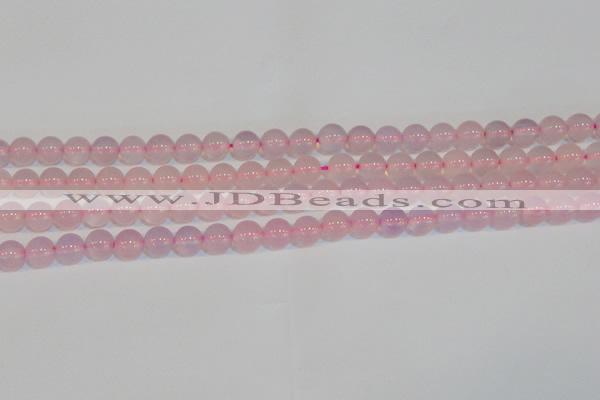 CAG7151 15.5 inches 8mm round pink agate gemstone beads