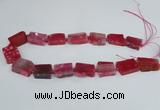 CAG7389 15.5 inches 15*20mm - 18*25mm freeform dragon veins agate beads