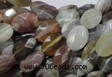 CAG755 15.5 inches 10*12mm faceted oval botswana agate beads