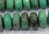 CAG7889 15.5 inches 12*16mm faceted rondelle grass agate beads