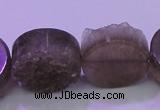 CAG8436 15.5 inches 22mm coin grey druzy agate gemstone beads