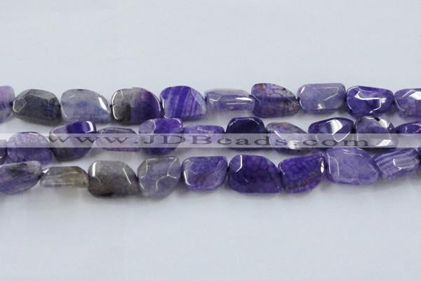 CAG8501 15.5 inches 15*20mm - 18*25mm freeform dragon veins agate beads