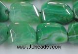 CAG8505 15.5 inches 15*20mm - 18*25mm freeform dragon veins agate beads