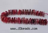 CAG8561 6*22mm - 10*26mm tyre dragon veins agate beads wholesale