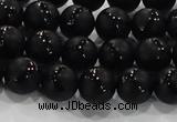 CAG8680 15.5 inches 6mm round matte tibetan agate gemstone beads