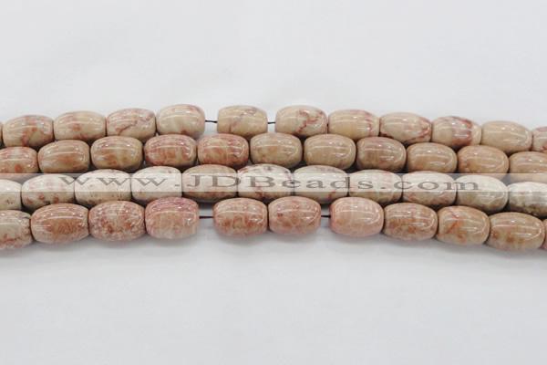 CAG8765 15.5 inches 13*18mm rice chrysanthemum agate beads