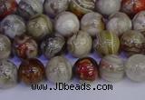 CAG9111 15.5 inches 6mm round Mexican crazy lace agate beads