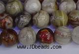 CAG9113 15.5 inches 10mm round Mexican crazy lace agate beads