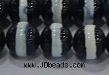 CAG9136 15.5 inches 14mm round tibetan agate beads wholesale