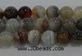 CAG9148 15.5 inches 6mm round line agate beads wholesale