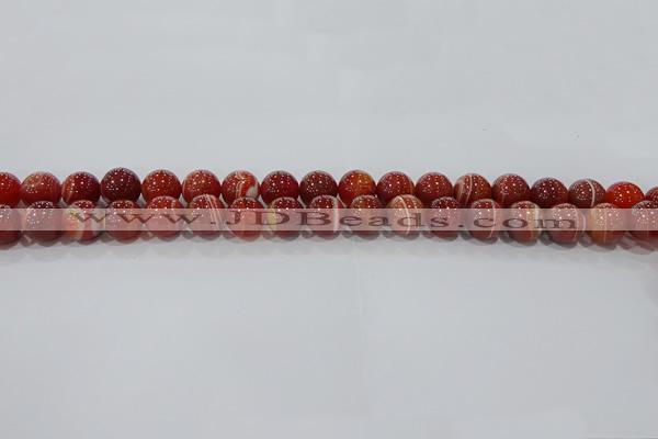 CAG9177 15.5 inches 6mm round line agate beads wholesale