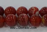 CAG9178 15.5 inches 8mm round line agate beads wholesale