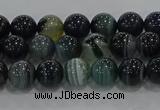 CAG9185 15.5 inches 6mm round line agate beads wholesale