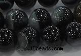 CAG9189 15.5 inches 14mm round line agate beads wholesale