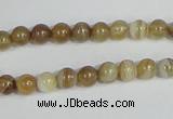 CAG936 16 inches 6mm round madagascar agate gemstone beads