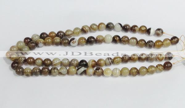 CAG938 16 inches 10mm round madagascar agate gemstone beads