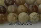 CAG9403 15.5 inches 10mm round ocean fossil agate beads wholesale